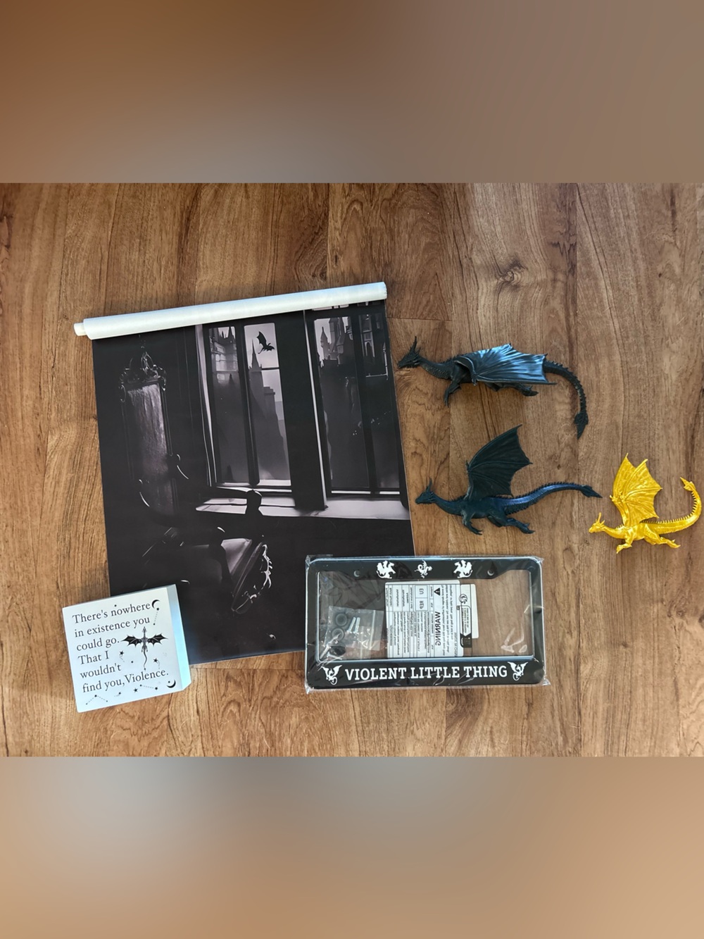 Fourth Wing Dragon Decor Bundle + phone case